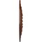 Ekena Millwork Warsaw Medallion (Canopies up to 3 1/2"), 18"OD x 3 1/2"ID x 1 3/8"P, Burnished Mahogany Crackle CM18WABMC - alternate 2